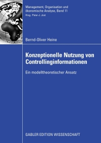 Cover image: Konzeptionelle Nutzung von Controllinginformationen 9783834911889