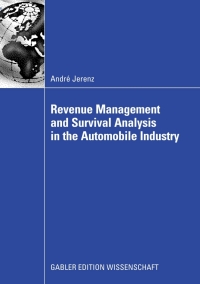 Cover image: Revenue Management and Survival Analysis in the Automobile Industry 9783834910370