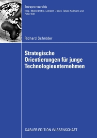 Cover image: Strategische Orientierungen für junge Technologieunternehmen 9783834911759