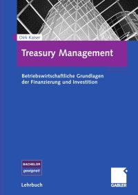 Cover image: Treasury Management 9783834905505