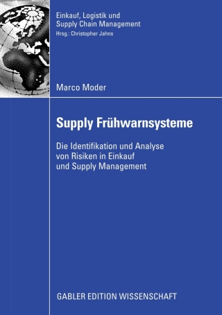 Immagine di copertina: Supply Frühwarnsysteme 9783834912039