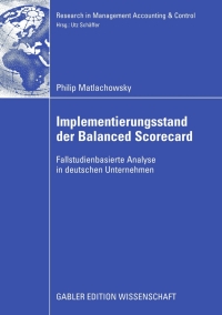 Cover image: Implementierungsstand der Balanced Scorecard 9783834908506