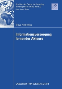 صورة الغلاف: Informationsversorgung lernender Akteure 9783834912794