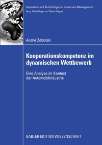 Cover image: Kooperationskompetenz im dynamischen Wettbewerb 9783834913623