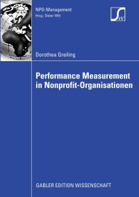 Cover image: Performance Measurement in Nonprofit-Organisationen 9783834911858