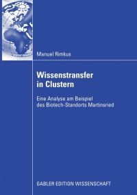 Imagen de portada: Wissenstransfer in Clustern 9783834914279