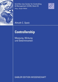 Cover image: Controllership 9783834914378