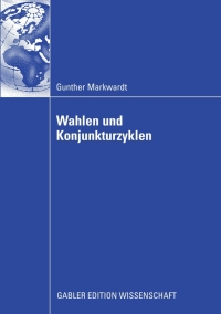 Cover image: Wahlen und Konjunkturzyklen 9783834914415
