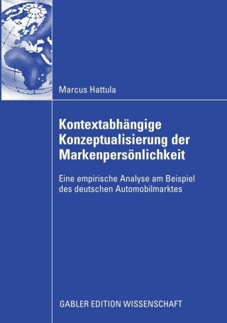 Cover image: Kontextabhängige Konzeptualisierung der Markenpersönlichkeit 9783834914439