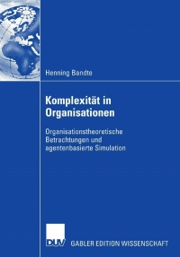 Cover image: Komplexität in Organisationen 9783835005785