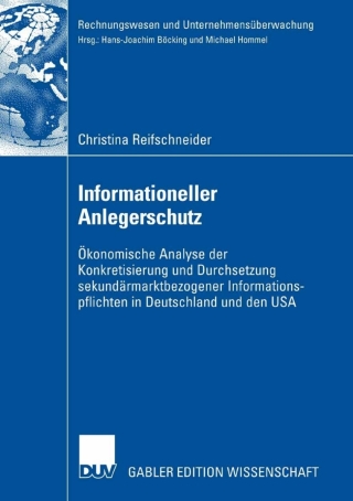 Cover image: Informationeller Anlegerschutz 9783835008106