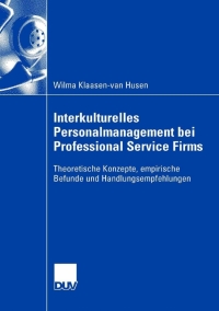 Imagen de portada: Interkulturelles Personalmanagement bei Professional Service Firms 9783835008410