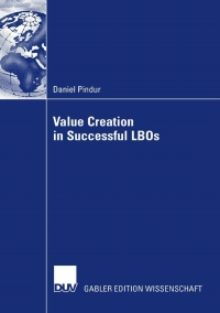 Immagine di copertina: Value Creation in Successful LBOs 9783835008526