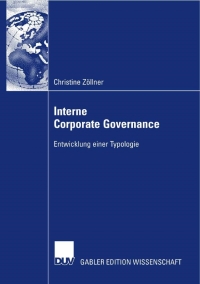 Cover image: Interne Corporate Governance 9783835008847
