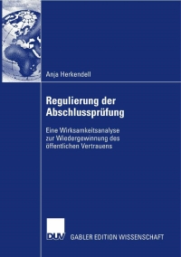 Imagen de portada: Regulierung der Abschlussprüfung 9783835008878