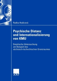 Cover image: Psychische Distanz und Internationalisierung von KMU 9783835009004