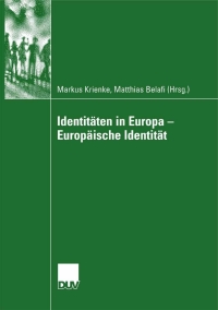 Cover image: Identitäten in Europa - Europäische Identität 1st edition 9783835060500