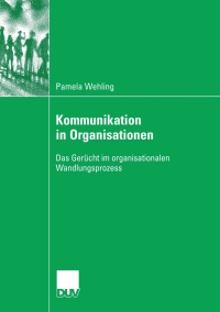 Imagen de portada: Kommunikation in Organisationen 9783835060838