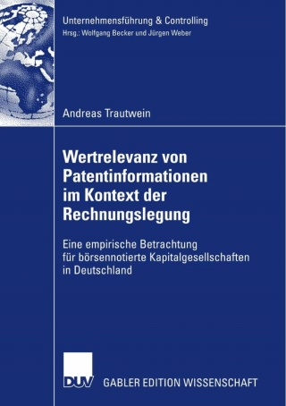 表紙画像: Wertrelevanz von Patentinformationen im Kontext der Rechnungslegung 9783835003385