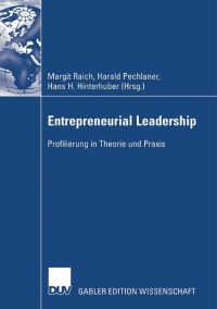 Cover image: Entrepreneurial Leadership 9783835008199