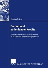 Cover image: Der Verkauf notleidender Kredite 9783835009233