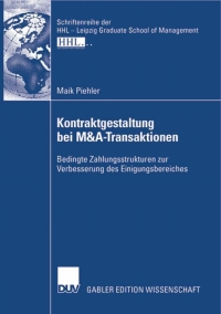 Omslagafbeelding: Kontraktgestaltung bei M&A-Transaktionen 9783835009103