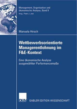 Cover image: Wettbewerbsorientierte Managerentlohnung im F&E-Kontext 9783835009776