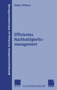 Cover image: Effizientes Nachhaltigkeitsmanagement 9783835008465