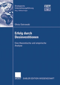 Imagen de portada: Erfolg durch Desinvestitionen 9783835009769