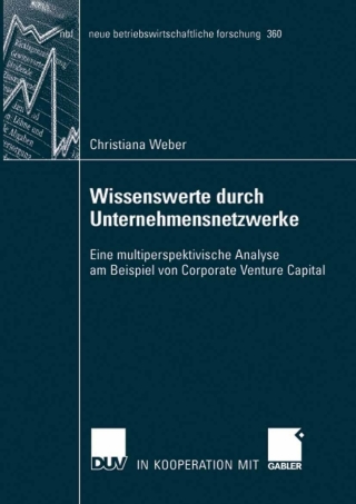 Cover image: Wissenswerte durch Unternehmensnetzwerke 9783835009813