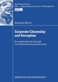 Imagen de portada: Corporate Citizenship und Korruption 9783835009592