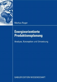 Omslagafbeelding: Energieorientierte Produktionsplanung 9783835009875