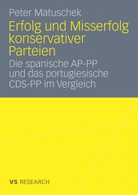 Cover image: Erfolg und Misserfolg konservativer Parteien 9783835070295