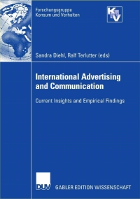 صورة الغلاف: International Advertising and Communication 1st edition 9783835004559