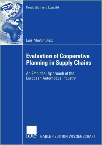 Cover image: Evaluation of Cooperative Planning in Supply Chains 9783835004313