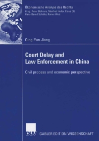 Cover image: Court Delay and Law Enforcement in China 9783835000827