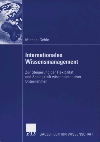 Cover image: Internationales Wissensmanagement 9783835001985