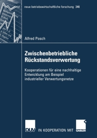 Imagen de portada: Zwischenbetriebliche Rückstandsverwertung 1st edition 9783835002043