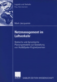 صورة الغلاف: Netzmanagement im Luftverkehr 9783835002159
