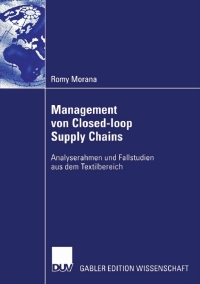 Omslagafbeelding: Management von Closed-loop Supply Chains 9783835002319