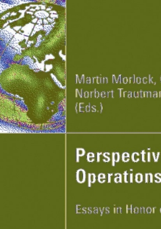 Imagen de portada: Perspectives on Operations Research 1st edition 9783835002340