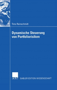 Cover image: Dynamische Steuerung von Portfoliorisiken 9783835002418