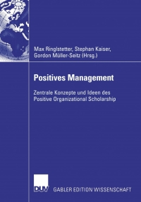 表紙画像: Positives Management 1st edition 9783835002760