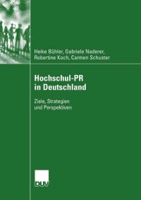 Omslagafbeelding: Hochschul-PR in Deutschland 9783835060555