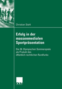 Imagen de portada: Erfolg in der massenmedialen Sportpräsentation 9783835060579