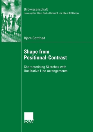 Imagen de portada: Shape from Positional-Contrast 9783835060708