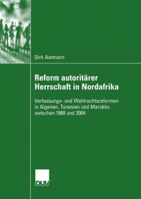 Cover image: Reform autoritärer Herrschaft in Nordafrika 9783835060739