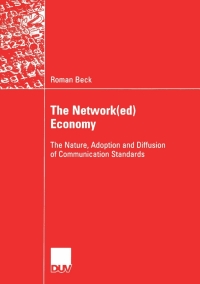 Immagine di copertina: The Network(ed) Economy 9783835003644