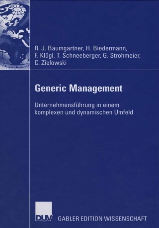 Cover image: Generic Management 9783835003699