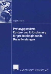 Immagine di copertina: Prototypgestützte Kosten- und Erlösplanung für produktbegleitende Dienstleistungen 9783835003736